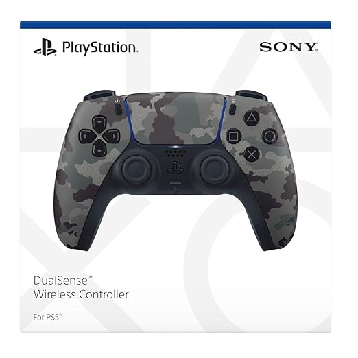 PlayStation DualSense Wireless Controller – Gray Camouflage MANETTE PS5