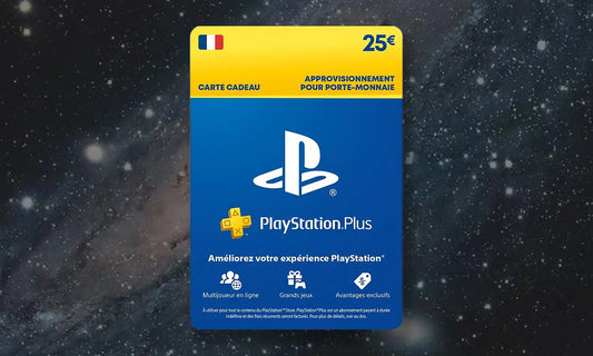 25€ Carte Cadeau PlayStation ps4 ps5